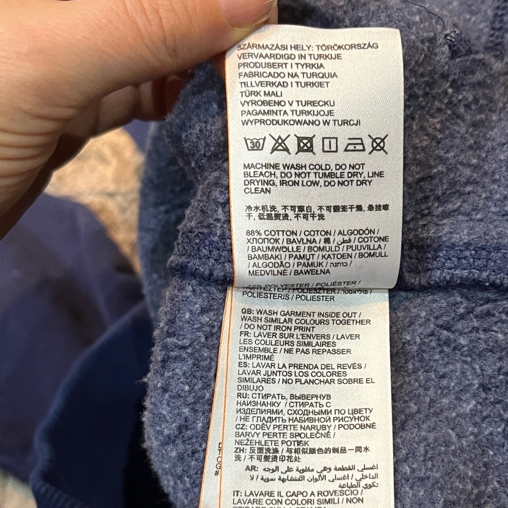 Superdry Women's Vintage Logo Heritage Hoodie - Blue Size 6 - Picture 10 of 10